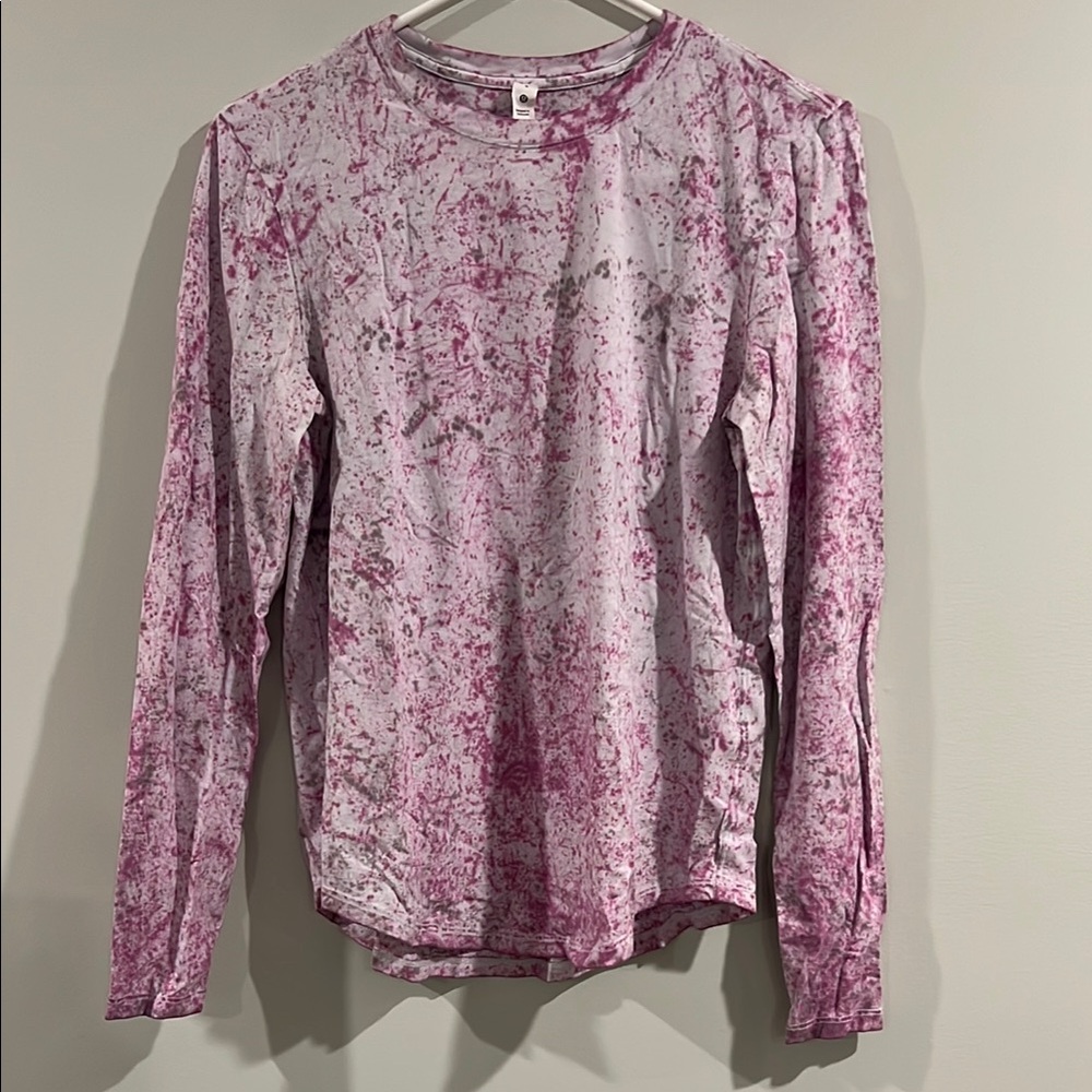 Lululemon Love Long Sleeve Shirt
Alpine White Lunar Rock Vivid Plum, Size 6
